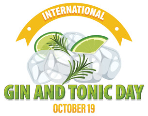 International Gin And Tonic Day Banner Design