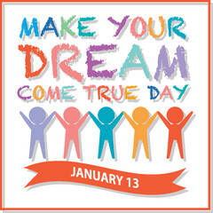 Make Your Dreams Come True Banner Design