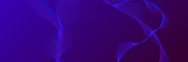 Abstract background with flowing particles. Digital future technology concept. vector illustration.