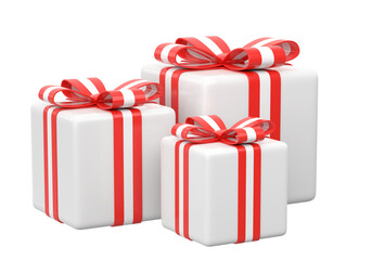 3D gift box. 3D decoration.