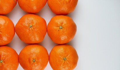 신선한 유기농 과일 귤, 레드향