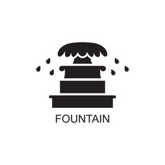 fountain icon , water icon vector