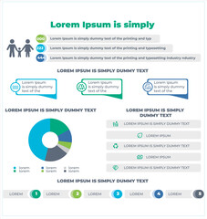 Obraz premium Website template. Business infographic template. Template banner. Modern infographic template. Data information infographic.