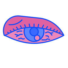 eye inflammation icon