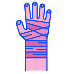 hand bandage icon