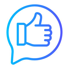 rating gradient icon