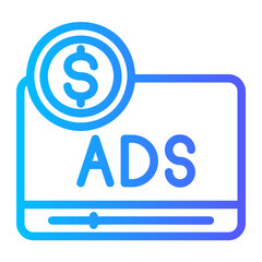 ads gradient icon