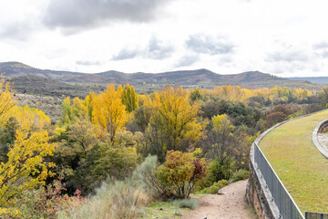 Madrid area known as the Ponton de la Oliva where there is an abandoned and disused reservoir since 1880