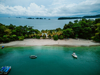 gamez island in the gulf of chiriqui - panama