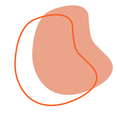 Red abstact blob