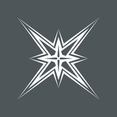 Obraz premium Star north quality vector illustration cut