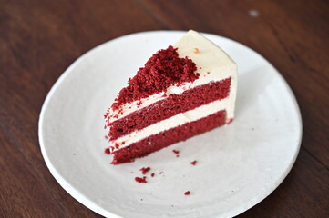 red velvet cake.classic double layer cake, red butter sponge cakes,Homemade,bakerry,Bakerry and Confectionary,delicious red velvet cake.