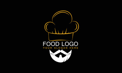 Chef Logo Vector Design Food Logo Vector Design