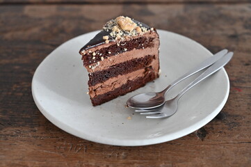 Chocolate cake slice,cake tasty the Homemade,bakerry,Bakerry and Confectionary ,chocolate cake,chocolate ,cream 
