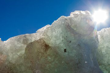 Tasman glacier iceberg