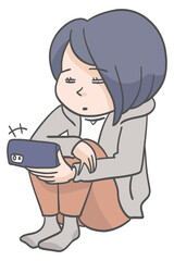 感情がなくなった女性