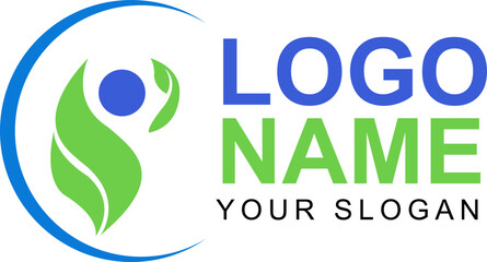 natural health and greenery logo