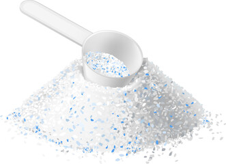 Powder measuring spoon