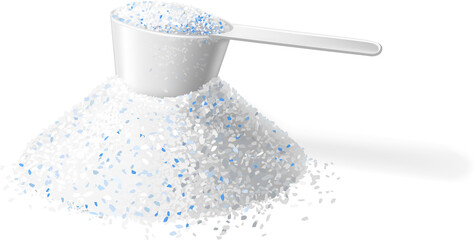 Powder measuring spoon