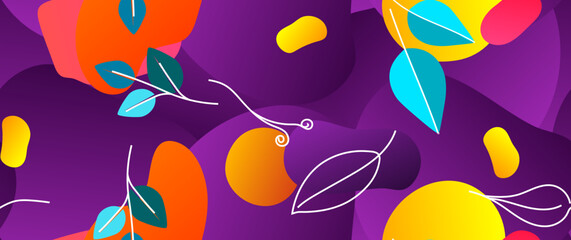 Bold Pattern Tropical Leaf Jungle Modern Motif