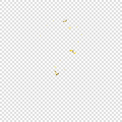 Fototapeta premium tinsel holiday Gold Foil serpentine ribbon star