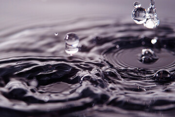 Water is the liquid that descends from the clouds as rain, forms streams, lakes and seas
