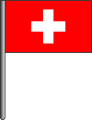 Obraz premium Switzerland flag PNG 2