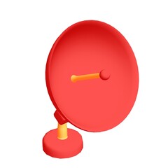 Radar. Directional radio antenna with satellite dish. Astronomy radio telescope.