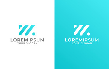 Obraz premium The Letter W is In The Words Logo Design