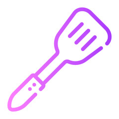 spatula gradient icon