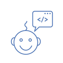 Children coding school or Kindergarten. Vector illustration.