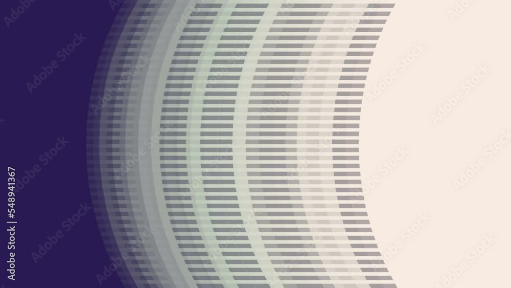 Fototapete Abstract business background with simple round geometric shapes. Minimal creative design. Digital seamless loop animation. 3d rendering. 4K, Ultra HD resolution