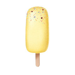 ice cream isolated on transparent background 