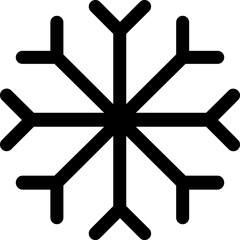 Snowflake linear icon