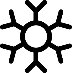 Snowflake linear icon