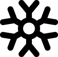 Obraz premium Snowflake shape