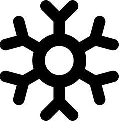 Obraz premium Snowflake linear icon