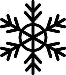 Snowflake linear icon