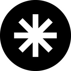 Obraz premium Snowflake shape