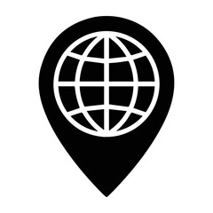 Global, location, map icon
