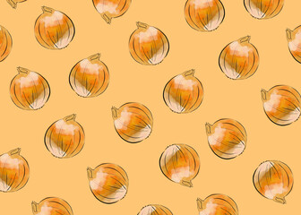 玉ねぎのパターン
onion pattern