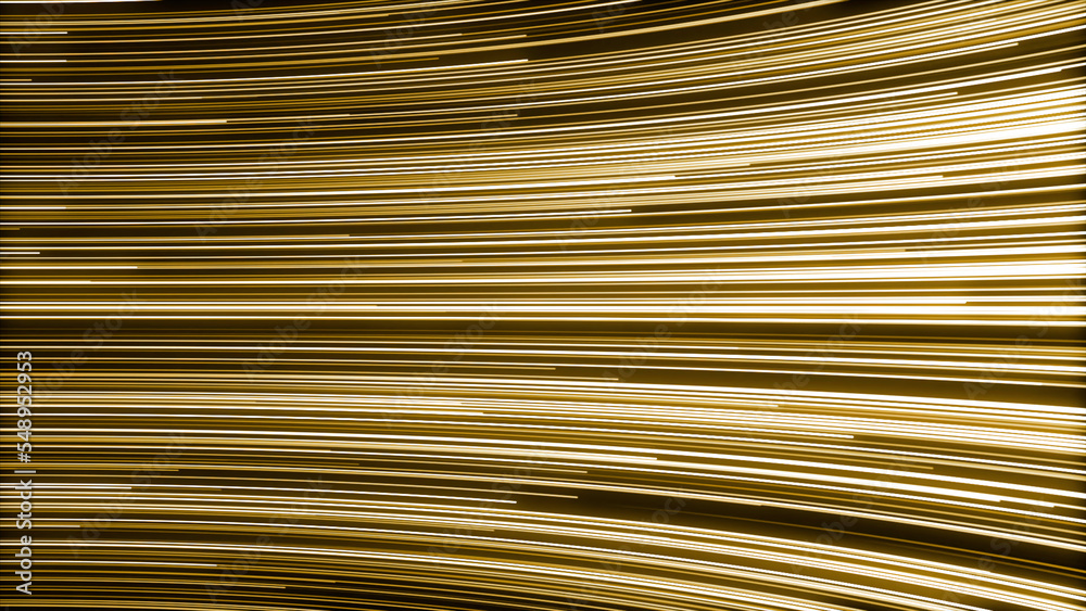 Sticker abstract horizontal colorful rays bending all over the screen. motion. optical illusion of moving st