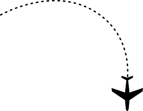 Airplane Dotted Line