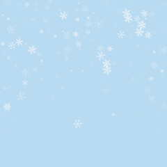 Naklejka na ściany i meble Snowfall overlay christmas background. Subtle