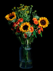 bouquet of sunflowers