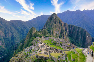 Sunrise on the Machu Picchu