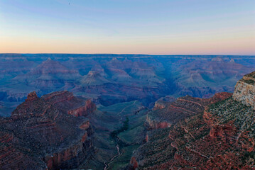 Grand Canyon, the blue hours