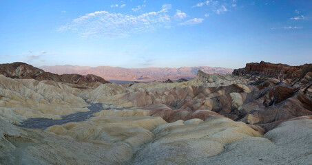 Blue hours in the Death Valley