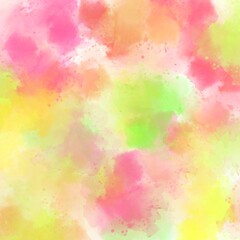 Obraz na płótnie Canvas Watercolor Rainbow Splash Background