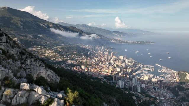 monaco views by drone